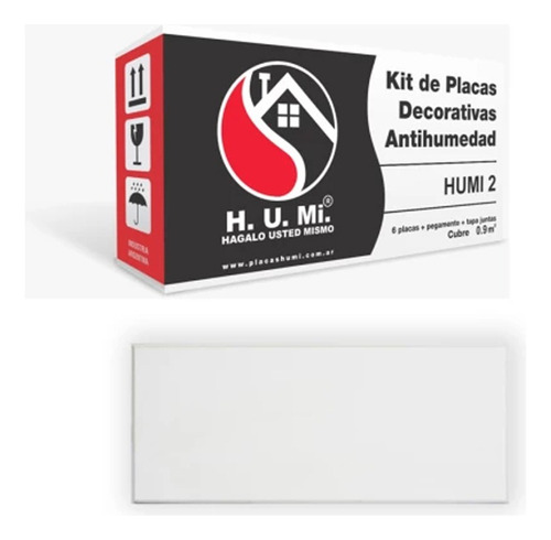 Placa Antihumedad Kit 0.90mt2 (6 Unid 25x60) Humi2