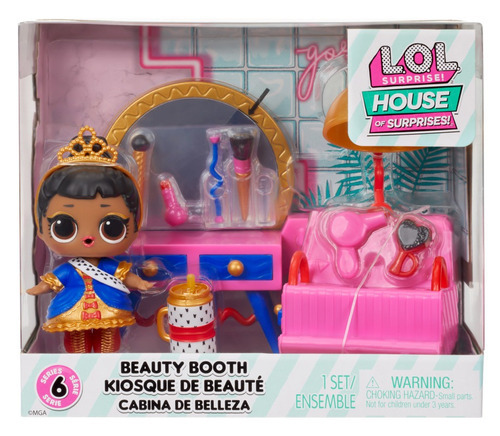 Muñeca Lol Surprise House Beauty Booth Kiosque De Beauté 