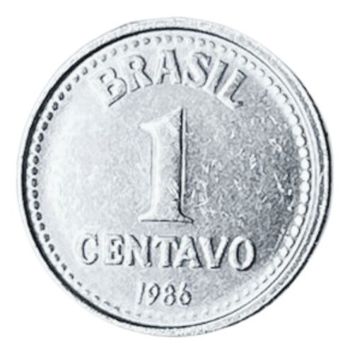 Moeda Antiga Do Brasil - 1 Centavo Cruzado De 1986