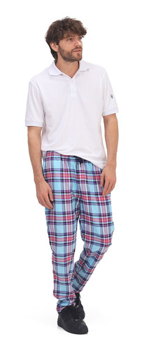 Pant Cuadrille Pantalon Tipo Pijama Cuadros Unisex Liviano