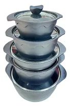 Comprar Set De Ollas Suprema Antiadherente Roca Volcánica 10 Pcs