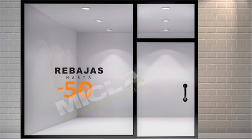 Ploteos Vidrieras Sale, Liquidación, Rebajas, Temporada