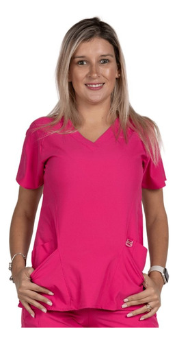 Polera Mujer Wonderwink - Rosada - Uniformes Clínicos