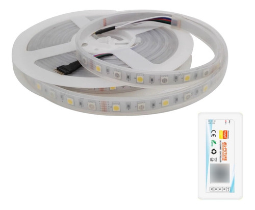 Fita Led 5050 5mts 5 Pinos Ip67 + Controlador Wifi