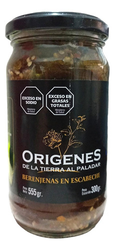 Berenjenas En Escabeche X300 Gr - Origenes