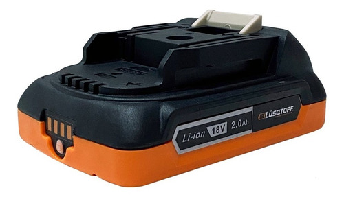 Taladro Atornillador Percutor 13mm Lusqtoff 18v 2 Bat Profes Color Naranja Frecuencia 50