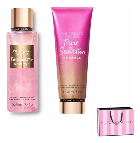 Pack Pure Seduction Shimmer 250ml + 236ml + Bolsa Vs