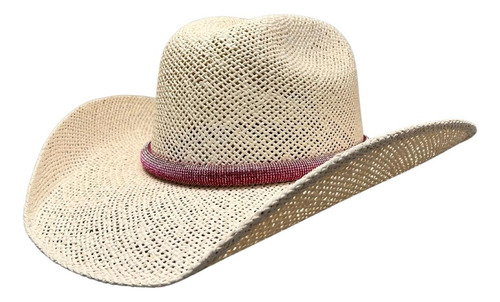 Sombrero Texano Mujer Con Toquilla Swarovski