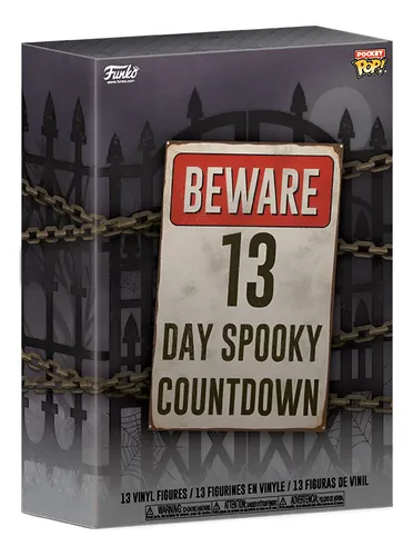 Funko 48114 Advent Calendar: 13-Day Spooky Countdown, Meerkleurig, 7.62 x 38.1 x 25.4 cm