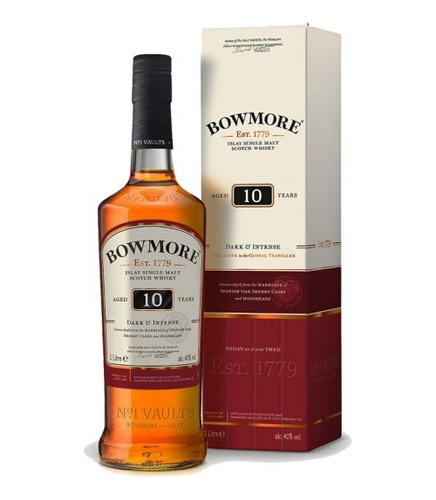 Bowmore 10 Años Dark & Intense Litro Bostonmartin