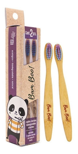 Imagen 4 de 7 de Un 4 Pack Cepillos + 2 Pack Cepillos Kid´s + 2 Pastas Hierb