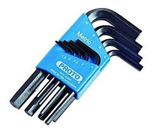 Stanleyproto J4984 Hex Key Setmetric 9piece