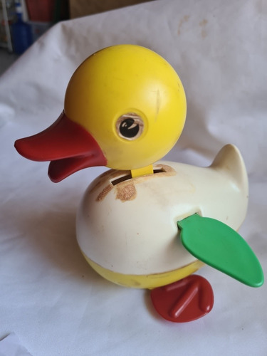 Brinquedo Antigo Patinho Geyper Made Spain Pato Raro 14x15c (Usado)