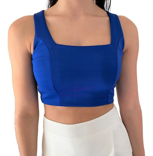 Carolamoda Blusa Crop Top Casual, Juvenil De Vestir