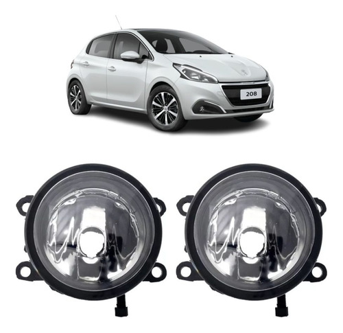 Juego X2 Faro Auxiliar Antiniebla Peugeot 208 2013 A 2019