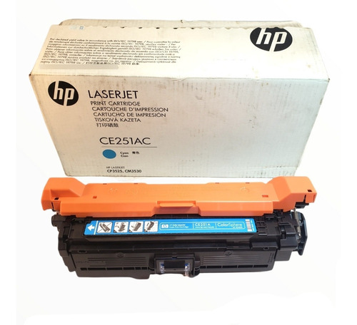 Toner Hp Laserjet Ce251ac Cyan Cp3525 Cm3530 Outlet 