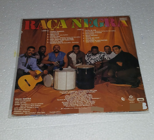 Vinil - Raca Negra - Tempo Perdido Estandar (Usado)