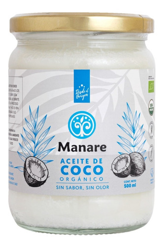 Aceite De Coco Sin Olor Sin Sabor 500ml. Agronewen