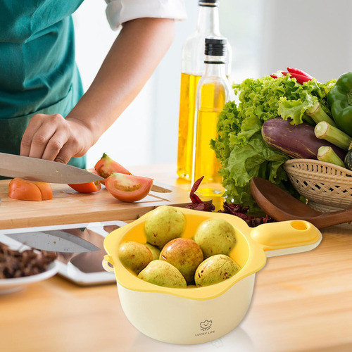 L Cuenco For Lavar Frutas Con Coladores Y Filtros