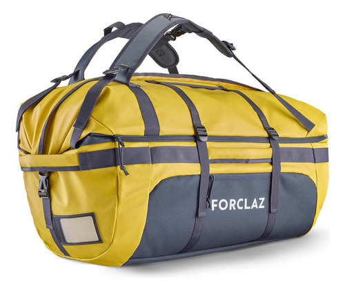 Bolsa De Transporte De Trekking Duffel 500 Extend 80 A 120l Cor Amarelo