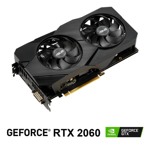 Placa de vídeo Asus Geforce Rtx 2060 Evo 6gb Gddr6