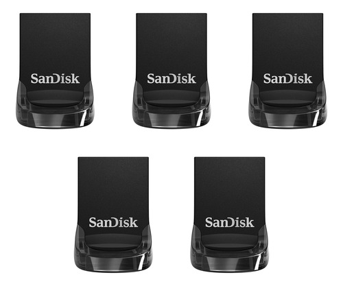Paquete De 5 Unidades De Memoria Flash Sandisk Ultra Fit