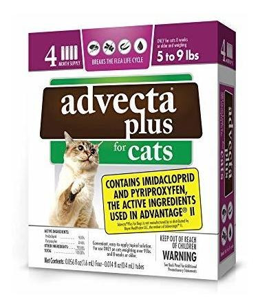 Advecta Plus Prevención Pulgas Gato 4 Meses