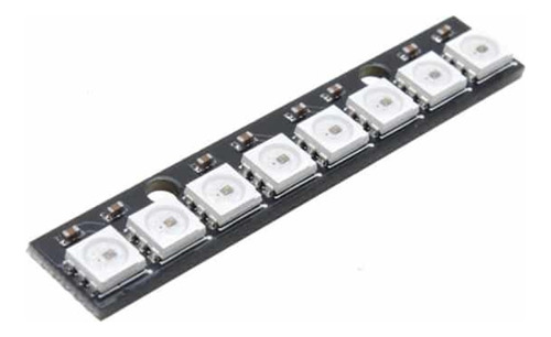 Modulo C/ 8 Leds Rgb Ws2812 5050 - Em Linha