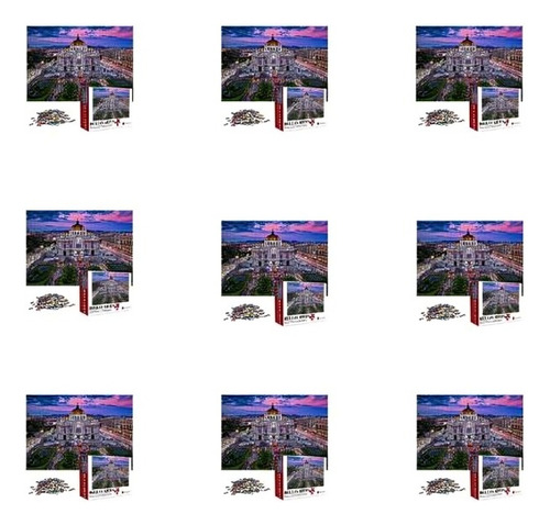 Mayoreo 10 Rompecabezas 1000 Pz Bellas Artes Premium