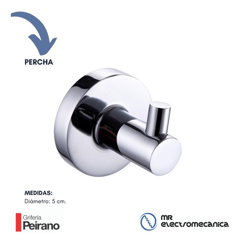 Juego De Baño Completo Peirano Linea 12000 Kit 5 Piezas