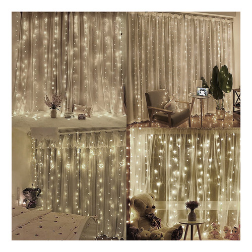 Cortina De Voil Com Luzes Para Eventos Decoração