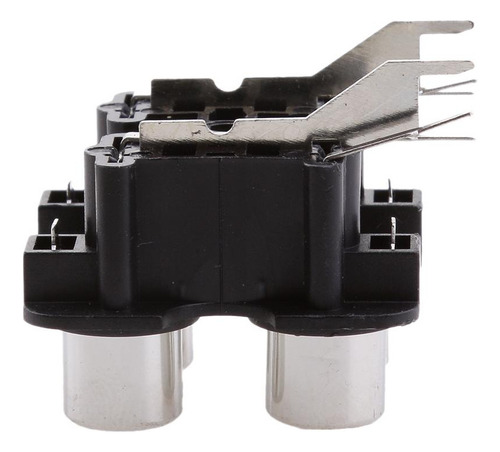 2 X 10 Piezas De Montaje En Pcb Salida Concéntrica Av 4 Rca