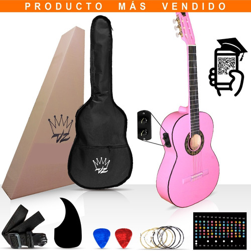 Guitarra Electroacustica Vz Brx En Paquete Paracho Michoacan