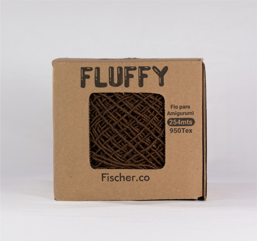 Fio Fluffy 254 Metros - Fischer Fios Cor Marrom
