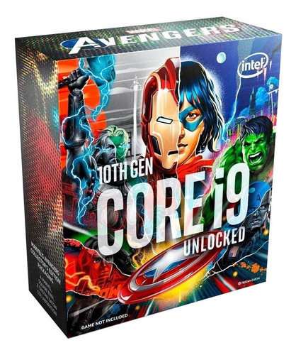 Processador gamer Intel Core i9-10850K Avengers Edition BX8070110850KA  de 10 núcleos e  5.2GHz de frequência com gráfica integrada