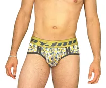 Comprar Trusa Brief Byjou Mod. Nautico Abanicos Dorados 