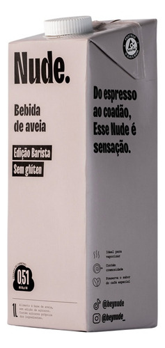Nude Kit 6x Leite De Aveia Barista 1l