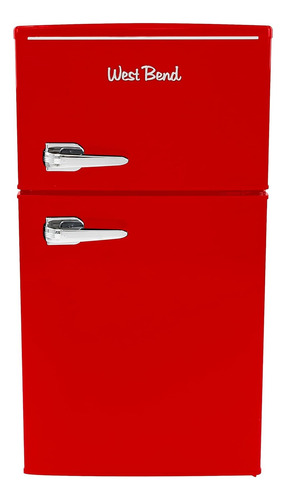 Mini Refrigerador Rojo Estilo Retro Marca West Bend