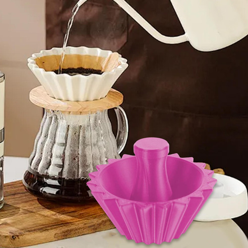 Retenedor De Forma De Filtro De Café Copa De Filtro Rosa