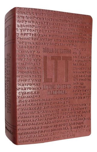 Bíblia Ltt Estudo Literal Do Texto Tradicional Capa Luxo, De Hélio De Menezes. 1 Editorial Bvbooks, Capa Mole, Edição 3 Em Português