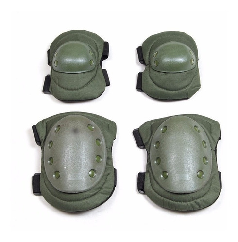 Rodilleras Coderas Pack 2u Tacticas Militar / Hiking Outdoor