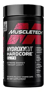 Hydroxycut Hardcore Elite (100 Caps) Muscletech Sabor Frasco (100 Caps)