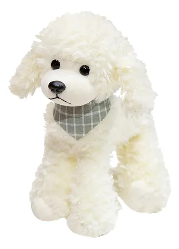 11 Inches Scarf Poodle Cute Dog Doll Plush Toy Simulated Dog