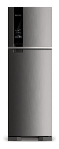 Geladeira Brastemp Frost Free Duplex 400 litros cor Inox com Freeze Control - BRM54JK - 220V