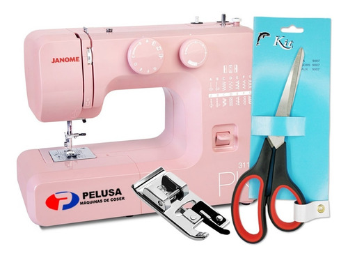 Imagen 3 de 7 de Janome 3112 Elegí Color + Tijera Y Pie De F Overlock Regalo