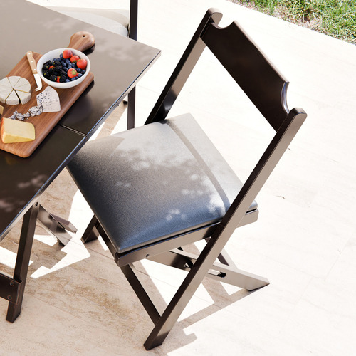Jogo De Jantar Mesa Retangular 120x70 Com 4 Cadeiras Estofadas Para Restaurante E Lanchonete Cor Preto