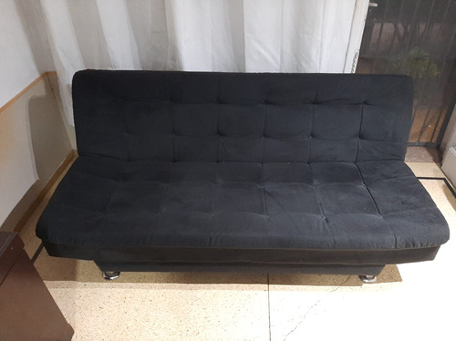 Sofa Cama 2 Cuerpos Color Negro