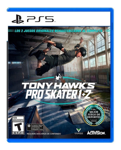 Tony Hawk´s Pro Skater 1+2 Ps5 Fisico Ade Ramos 