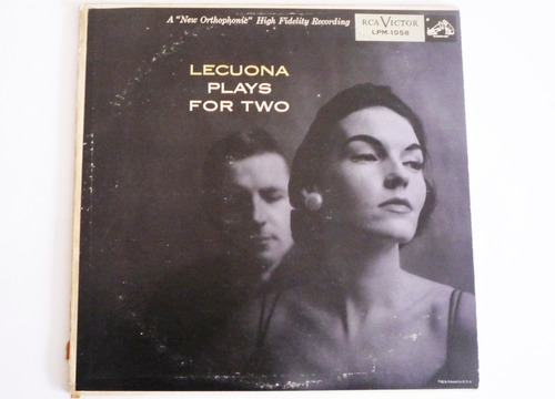 Ernesto Lecuona - Lecuona Plays For Two - Lp Vinilo Acetato 