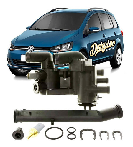 Termostato Completo W Fox Suran Gol Trend Completo C/ Caño